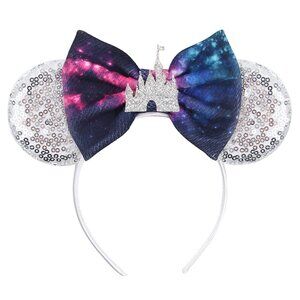 Mouse Ears Headbands Shiny Bows Mouse Ears Glitter Party Princess Decoration Cos